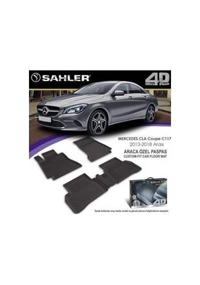 Sahler Mercedes Cla Coupe 2017 Havuzlu Paspas 4.5D Tam Uyumlu