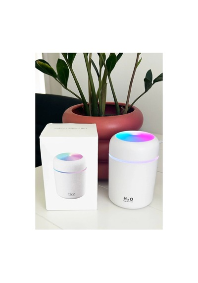 H2o Led Işıklı Mini Oda Hava Nemlendirici Çok Renkli