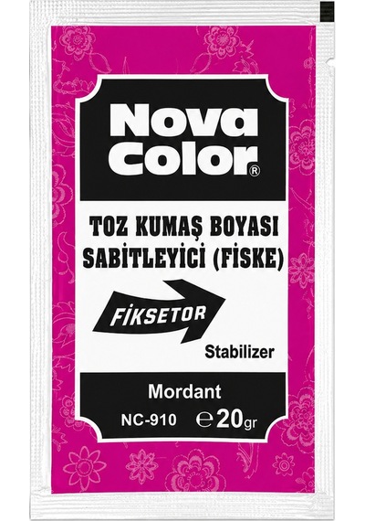 Nova Color Toz Kumaş Boyası Sabitleyici Fiske Çok Renkli