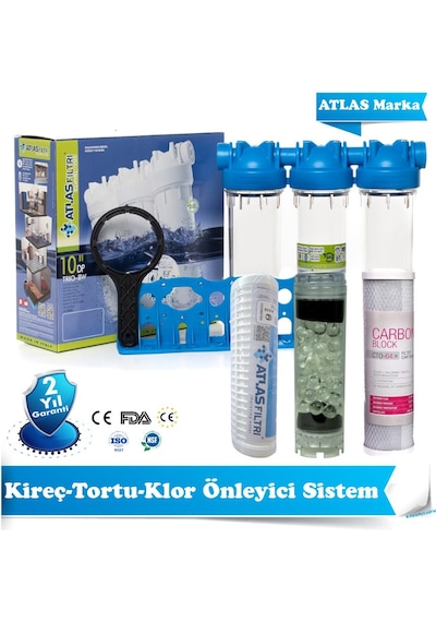 10'' Housing 3'lü Su Arıtma Filtresi