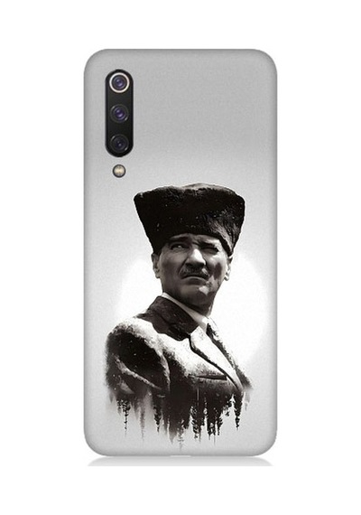 Xiaomi Mi 9se Uyumlu Mustafa Kemal Atatürk Desenli Silikon Kılıf