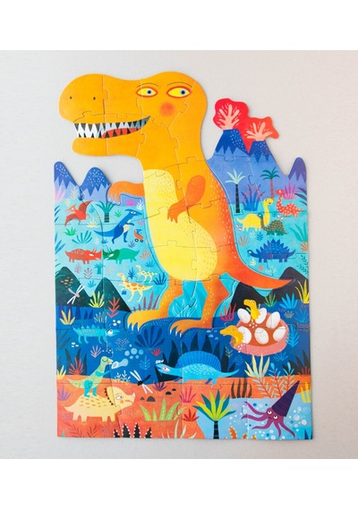 Londji My T-rex Puzzle Canlı Renkler