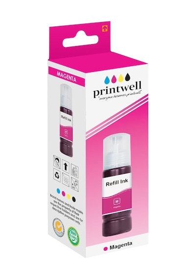 Printwell T6643-C13T66434A Kırmızı Uyumlu Mürekkep