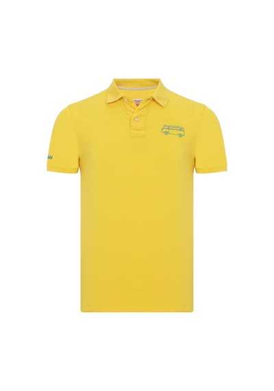 Routefıeld Routefield Post Erkek Polo Tişört Sarı 113 Sari
