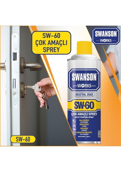Swanson Works Sw-60 Pas Sökücü Korozyon Önleyici Çok Amaçlı Sprey - 400 Ml