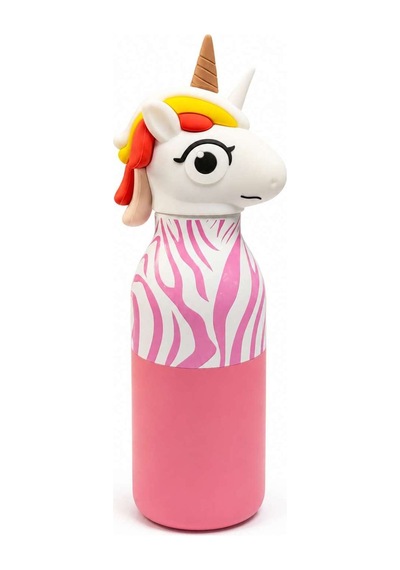 Koı Pembe Unicorn 500 Ml Paslanmaz Çelik-pipetli Çocuk Termosu Ve Suluk Pembe Pembe