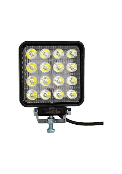 TAS 12-80V Çalışma Lambası Kare 16 Led 48W 106x106x35mm L1005