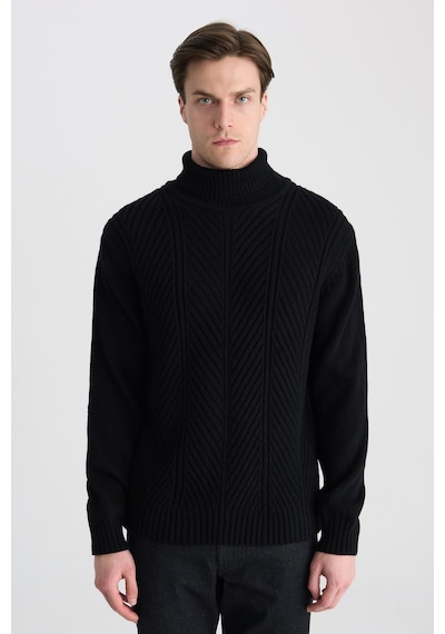 D's Damat Ds Damat Regular Fit Siyah Kazak 5hc060012125m 001