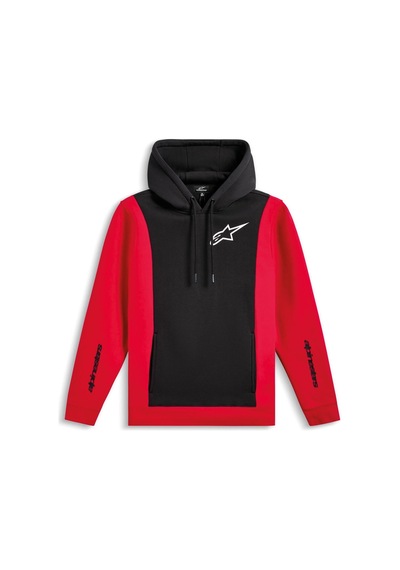 Alpinestars Ignite Hoodie Kapüşonlu Sweatshirt Siyah Kırmızı Çok Renkli