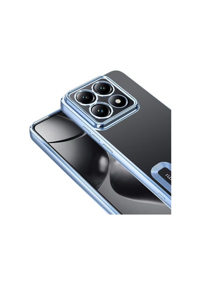 Xiaomi 14t Pro Kılıf Kamera Korumalı Logo Gösteren Zore Omega Kapak Siyah