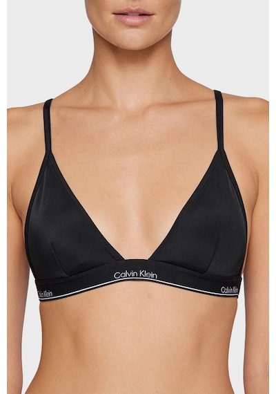 Calvin Klein Üçgen Logolu Bikini Üstü Lv00q61208ub1 Bayan Bikini Üstü Lv00q61208 Ub1 Siyah