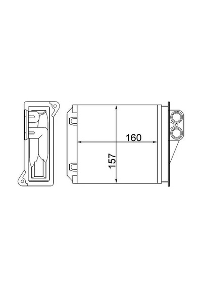 Mercedes Sprinter 315 Cdi Kalorifer Petegi 2007-2013 Mahle Ah168000s