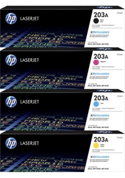 Hp 203a Toner 4'lü Set Cf540a-cf541a-cf542a-cf543a M254dw