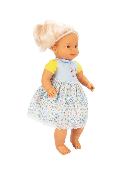 Hug Me Yumuşak Gövdeli Et Bebek 40 Cm Elbiseli Mavi