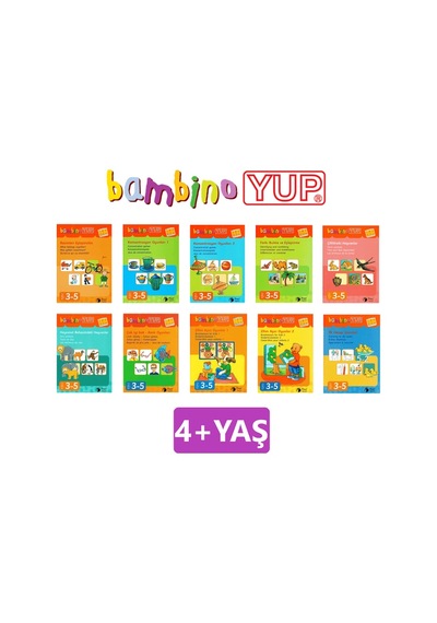 Bambinoyup 2 - 4 Yaş Dikkat Geliştirme Seti 30 Kitap 1kontrol Kutu