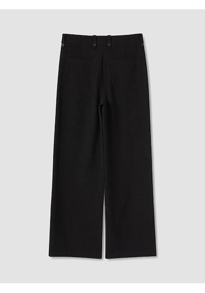 Lcw Vision Siyah Regular Fit Geniş Paça Kadın Pantolon