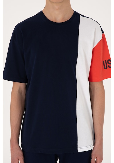 U.S. Polo Assn. Erkek Comfort Fit Bisiklet Yaka Lacivert Tişört 50306896-VR033 U.S. Polo Assn. Erkek Comfort Fit Bisiklet Yaka Lacivert Tişört 50306896-VR033