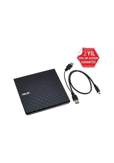 Asus Sdrw-08d2s-u Lite, Usb 2.0, External, Siyah, Slim, Optik Oku