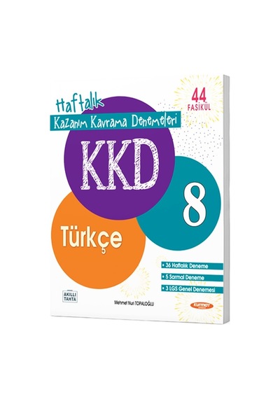 Kurmay 8. Sınıf Türkçe Kazanım Kavrama Denemeleri 44 Fasikül 2023