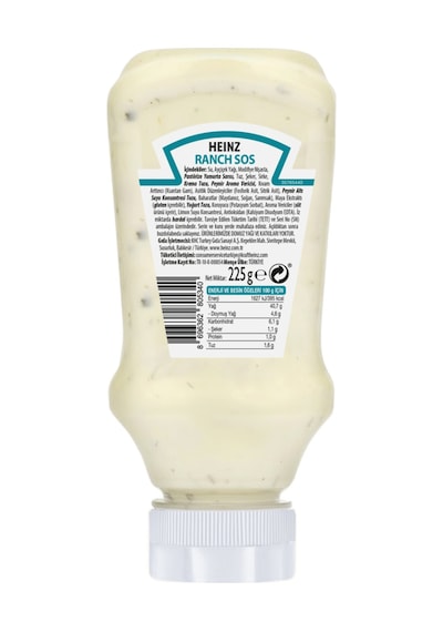 Heinz Ranch Sauce Ranch Sos 225 G