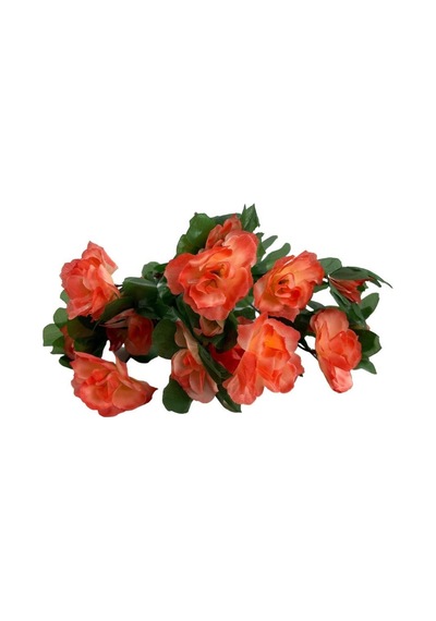 Yapay Çiçek Somon Açelya Demeti 7 Dallı 33x20Cm