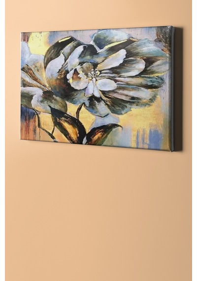 Webstyle Sayılarla Boyama Seti Kasnaklı Beyaz Çiçek 40 X 50 Cm