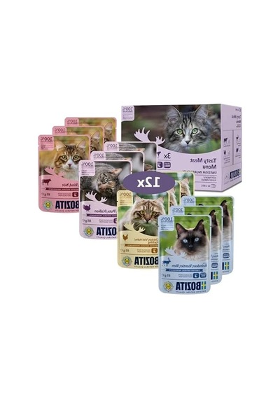 12 X 85 G Pouch Torbasında Et Soslu Kedi Islak Mama