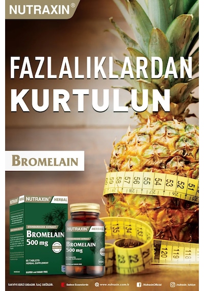 Bromelain 60 Kapsül X 3