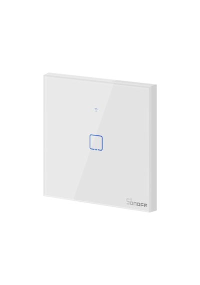 Sonoff T0-EU-1C Akıllı Dokunmatik Duvar Anahtarı 1 Kanallı