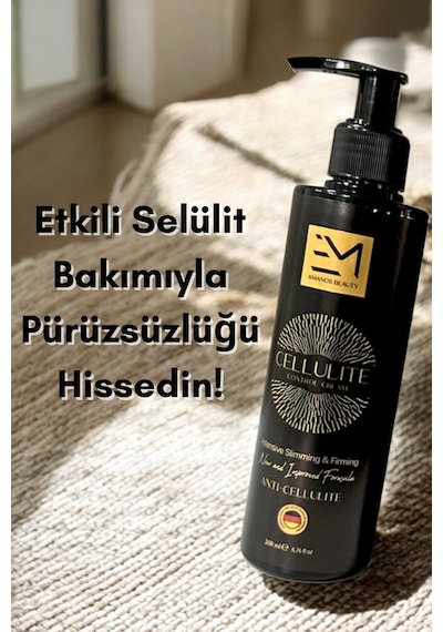 Em Amanos Profesyonel Sıkılaştırıcı Kafein ve Doğal Özler İçerikli Selülit Kremi 200 ML