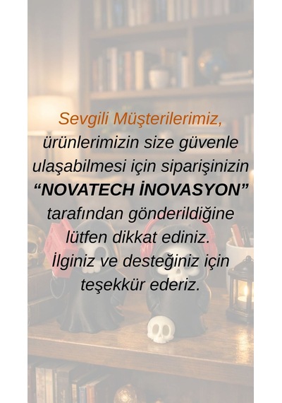 Kulaklıklı & Radyolu Kurukafa Figürler 2 Li Dekoratif Set Masa Üstü Dekor Ev Dekoru Hediye
