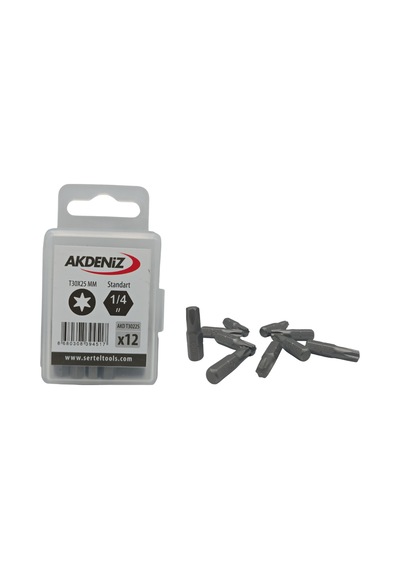 Akdeniz Akd/t30225 1/4 Torx T30x25 Mm 384 Adet Bits Uç