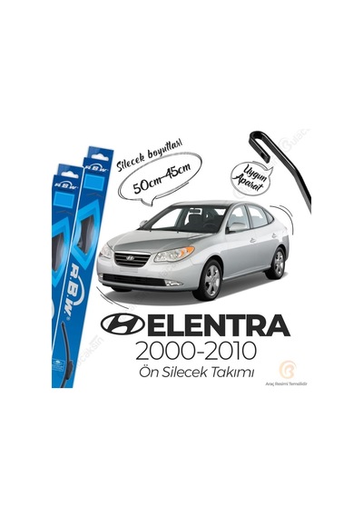 Hyundai Elantra Muz Silecek Takımı (2000-2010) RBW