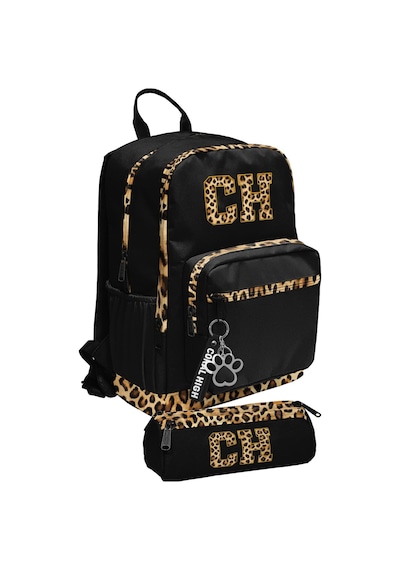 Coral High Siyah Kahverengi Leopar Ch Desenli İlk Ve Ortaokul Sırt Çantası Ve Kalemlik Seti Kız - Setygn33228c Çok Renkli Coral High Siyah Kahverengi Leopar Ch Desenli İlk Ve Ortaokul Sırt Çantası Ve Kalemlik Seti Kız - Setygn33228c Çok Renkli