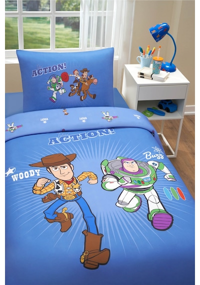 Özdilek Toy Story Action Tek Kişilik Disney Lisanslı Lastikli Çocuk Nevresim Takımı Çok Renkli