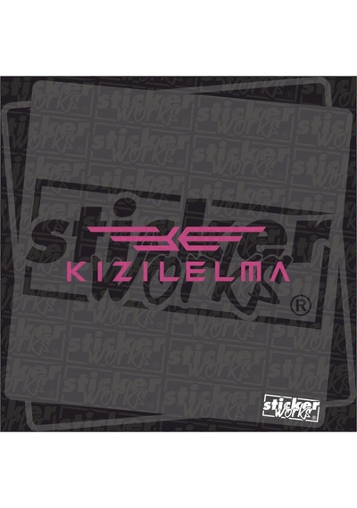 Kızılelma Hologram Sticker Pembe