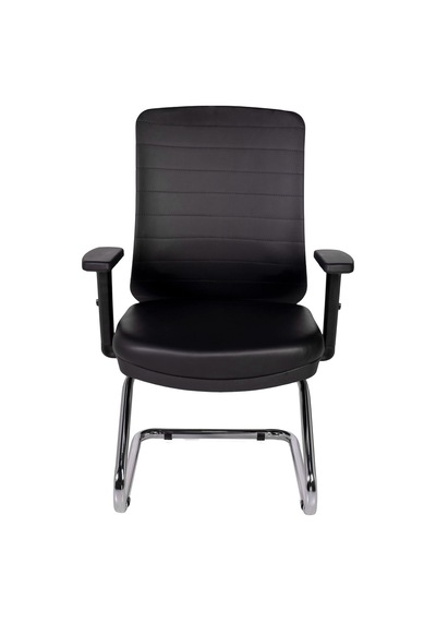 Ofisbazaar Up Deri Misafir Koltuğu Ergonomik Toplantı Ve Bekleme Koltuğu Martin 01- Siyah Deri Siyah Ofisbazaar Up Deri Misafir Koltuğu Ergonomik Toplantı Ve Bekleme Koltuğu Martin 01- Siyah Deri Siyah