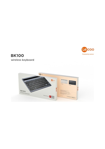 Lecoo BK100 Kablosuz Bluetooth Şarj Edilebilir Çoklu Cihaz Uyumlu Türkçe Q Klavye