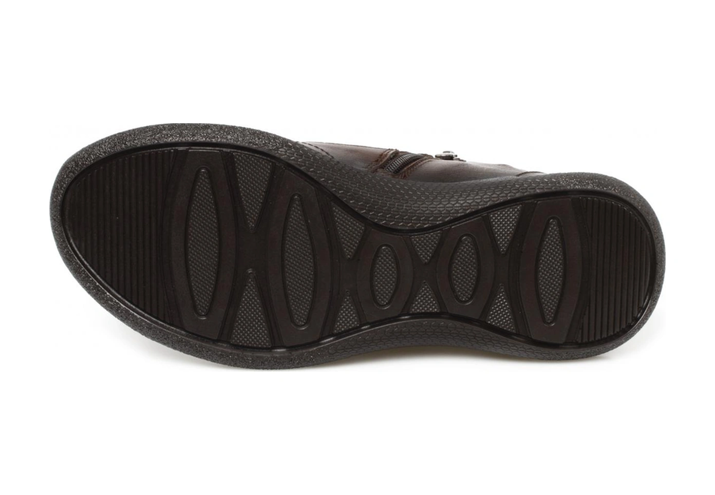Forelli Emma 27951 Hallux Deri Fermuarlı Taba Kadın Bot Taba