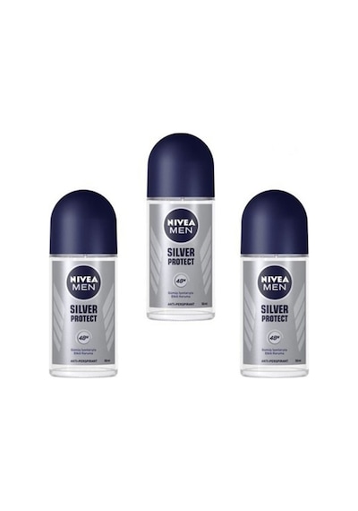 Nivea Men Silver Protect Erkek Roll-On Deodorant 50 ML x 3