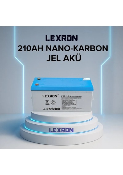 Lexron 12v 210 Amper Jel Akü