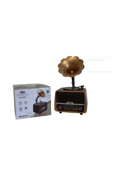 Everton Rt-601 Gramafonlu Bluetooth Fm-usb-tf-aux Şarjlı Nostaljik Radyo