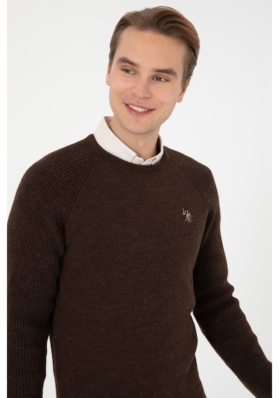 U.s. Polo Assn. Erkek Kahverengi Kazak /triko 50314983-vr029 Kahverengı