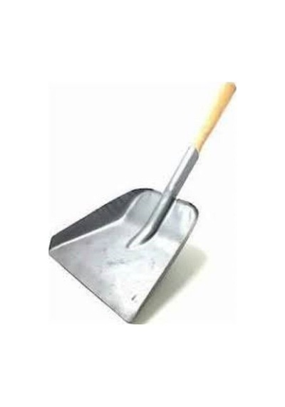 Geniş Metal Faraş Kürek Soba Küreği Çöpçü Küreği Saplı Sapcı Sapl