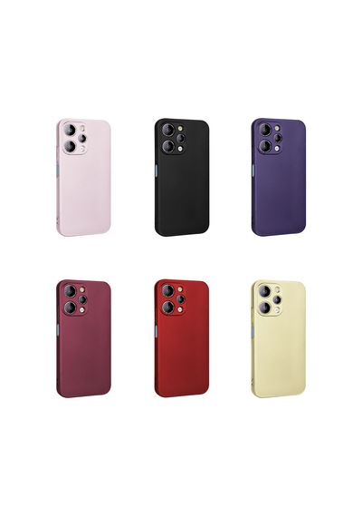 Zore Redmi 12 Kılıf Ogaa Premier Silikon Kapak - Saks Mavi