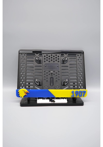 Sarı Laciveret Taraftar 3d Kabartmalı Pleksi Motor Plakalığı - 848647856