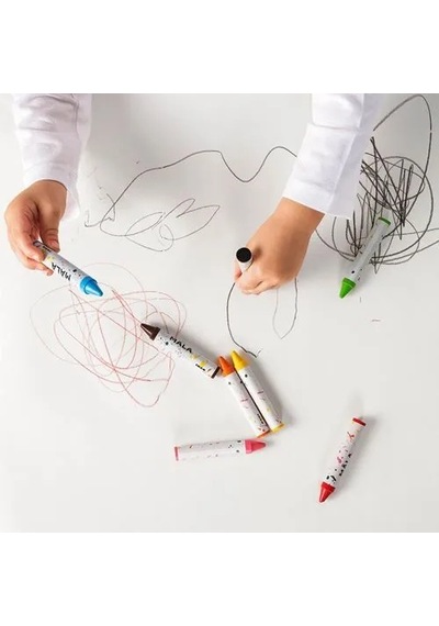 Sumuhome Mala Pastel Mum Boya Çok Renkli 8 Adet Çok Renkli