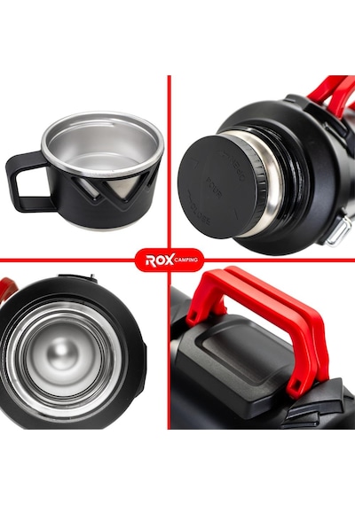 Rox Camping 4500 Kamp Termos 4.5 Lt Siyah