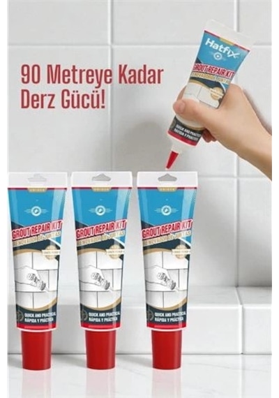 Beyaz Derz Dolgu Macunu Fayans Arası Temizlik Ve Yenileme Çözümü 90 Metre