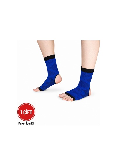 Topuk Açık Kompresyon Antrenman Çorabı Open-heel Compression Training Socks Altın